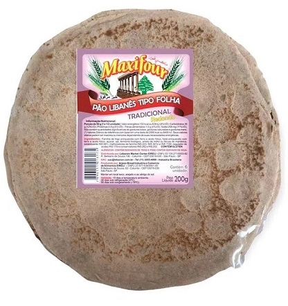 Pao Libanes Folha Maxifour 200g