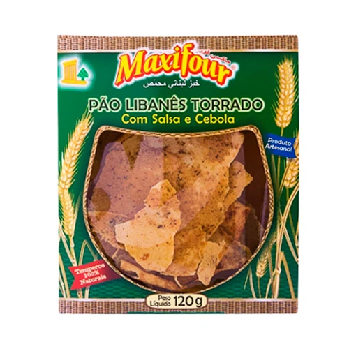 Pao Libanes Torrado C/salsa E Cebola 120g