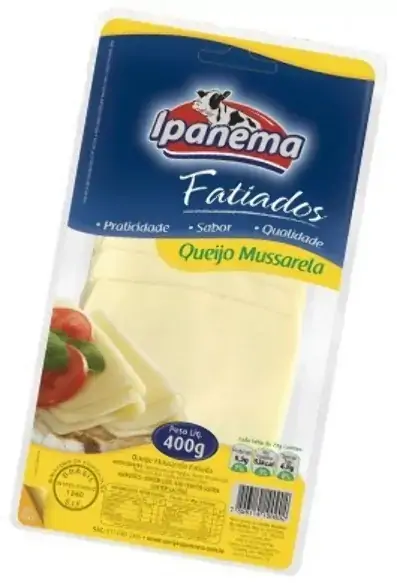 Queijo Mussarela Ipanema 400g Fatiada