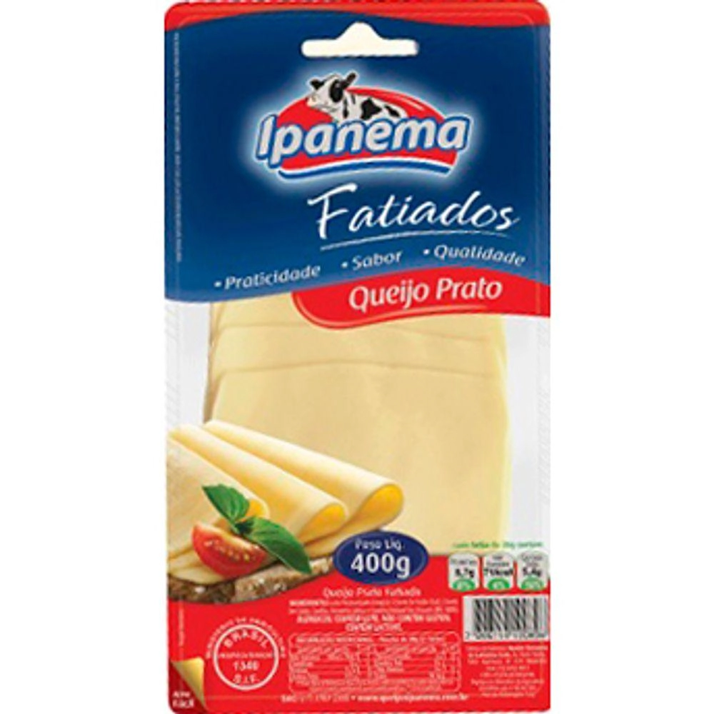 Queijo Prato Ipanema 400g Fatiada
