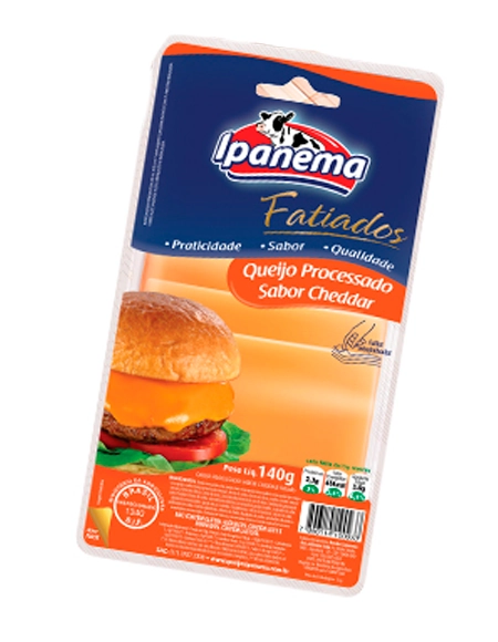 Queijo Cheddar Fatiado Ipanema 140g