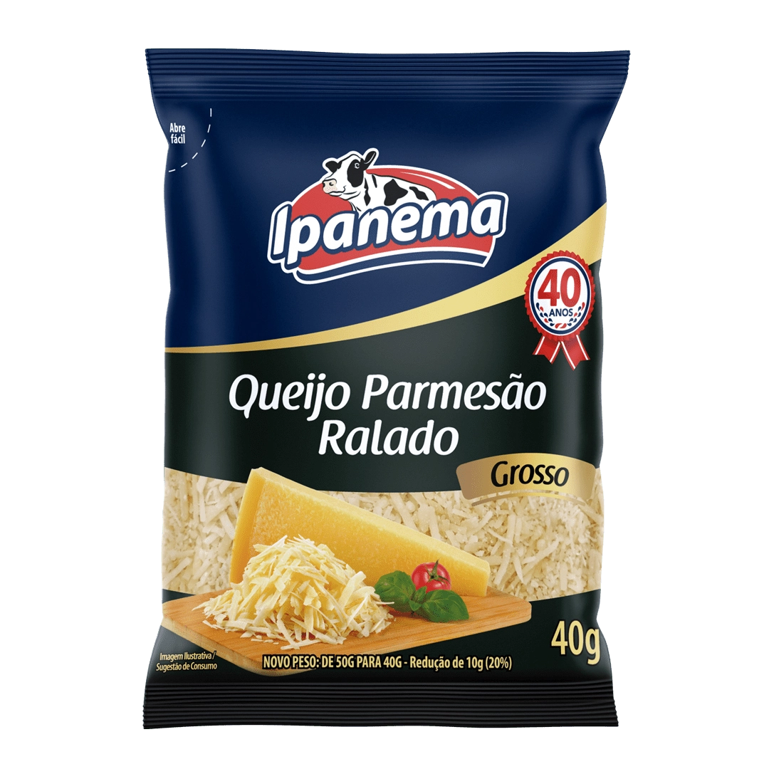 Queijo Ralado Ipanema 40g Grosso