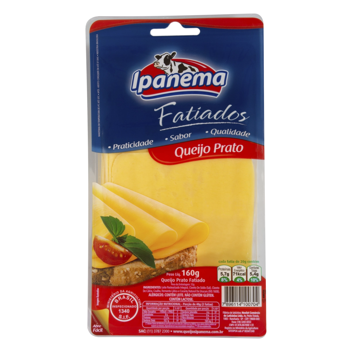 1 Cx Prato Fatiado 150g