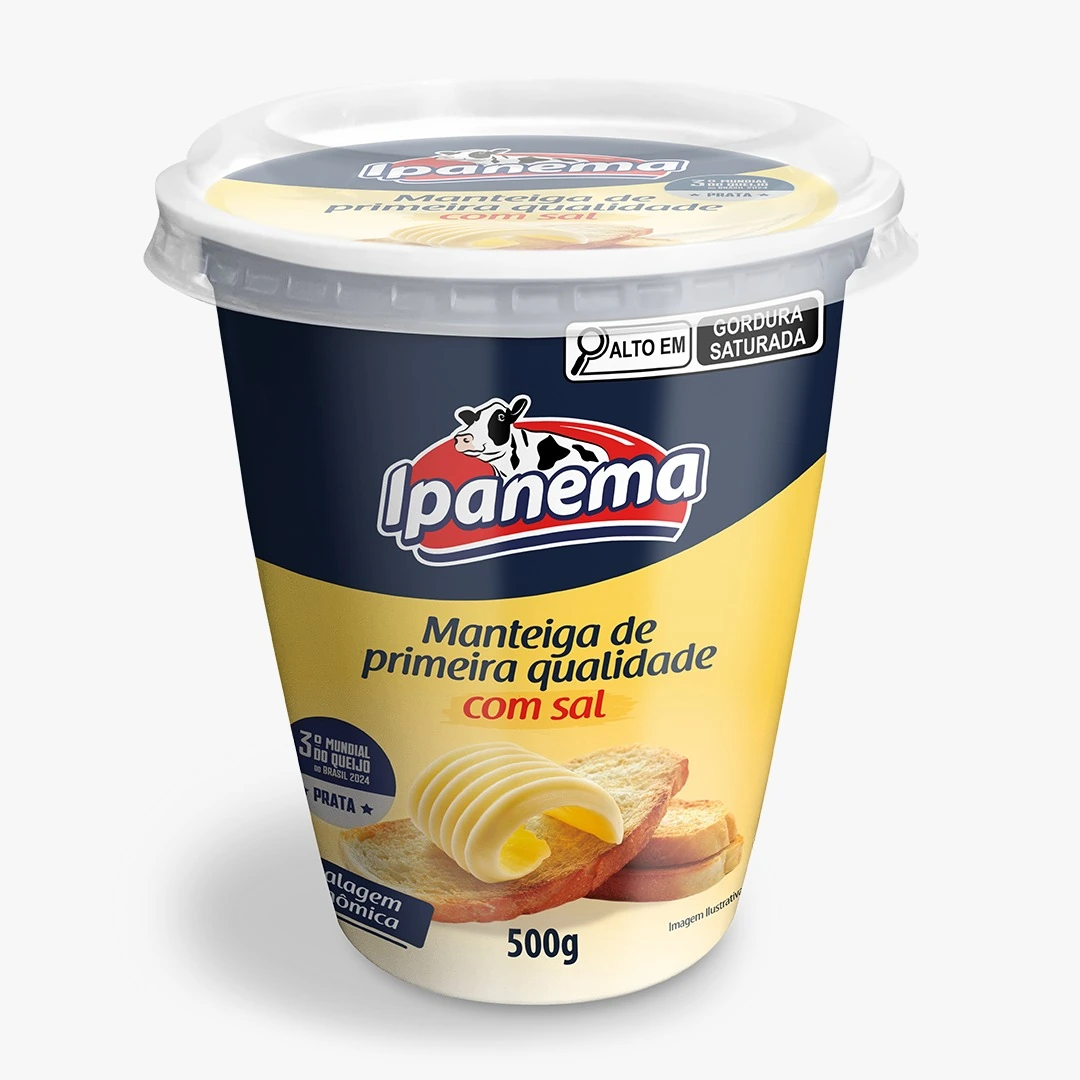 Manteiga Ipanema 500g C/ Sal Pote