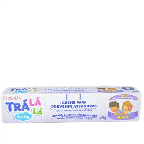 Creme Preventivo De Assaduras Bebê Trá Lá Lá Baby Suave Caixa 45g