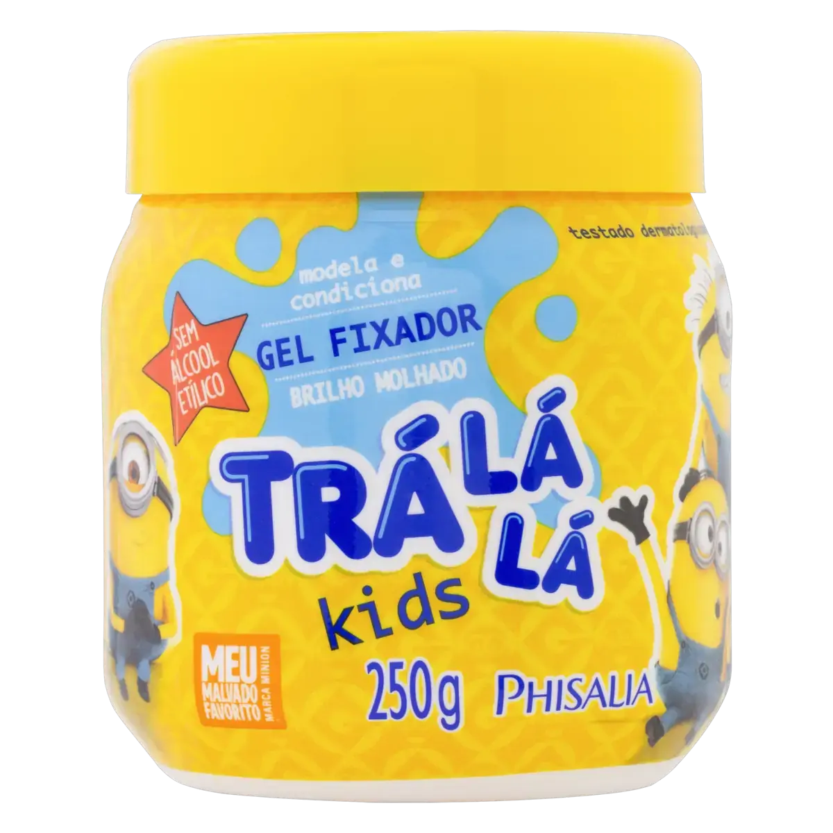 Gel Fixador Brilho Molhado Trá Lá Lá Kids Pote 250g