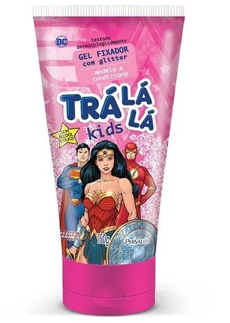 Gel Fixador Com Glitter Trá Lá Lá Hidrakids Bisnaga 150g