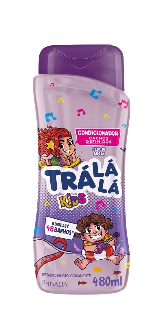 Condicionador Trá Lá Lá Kids Cachos Definidos Frasco 480ml