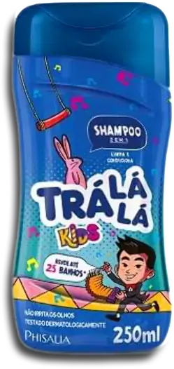 Shampoo Infantil 2 Em 1 Justice League Trá Lá Lá Aventura Ligeiro Frasco 250ml