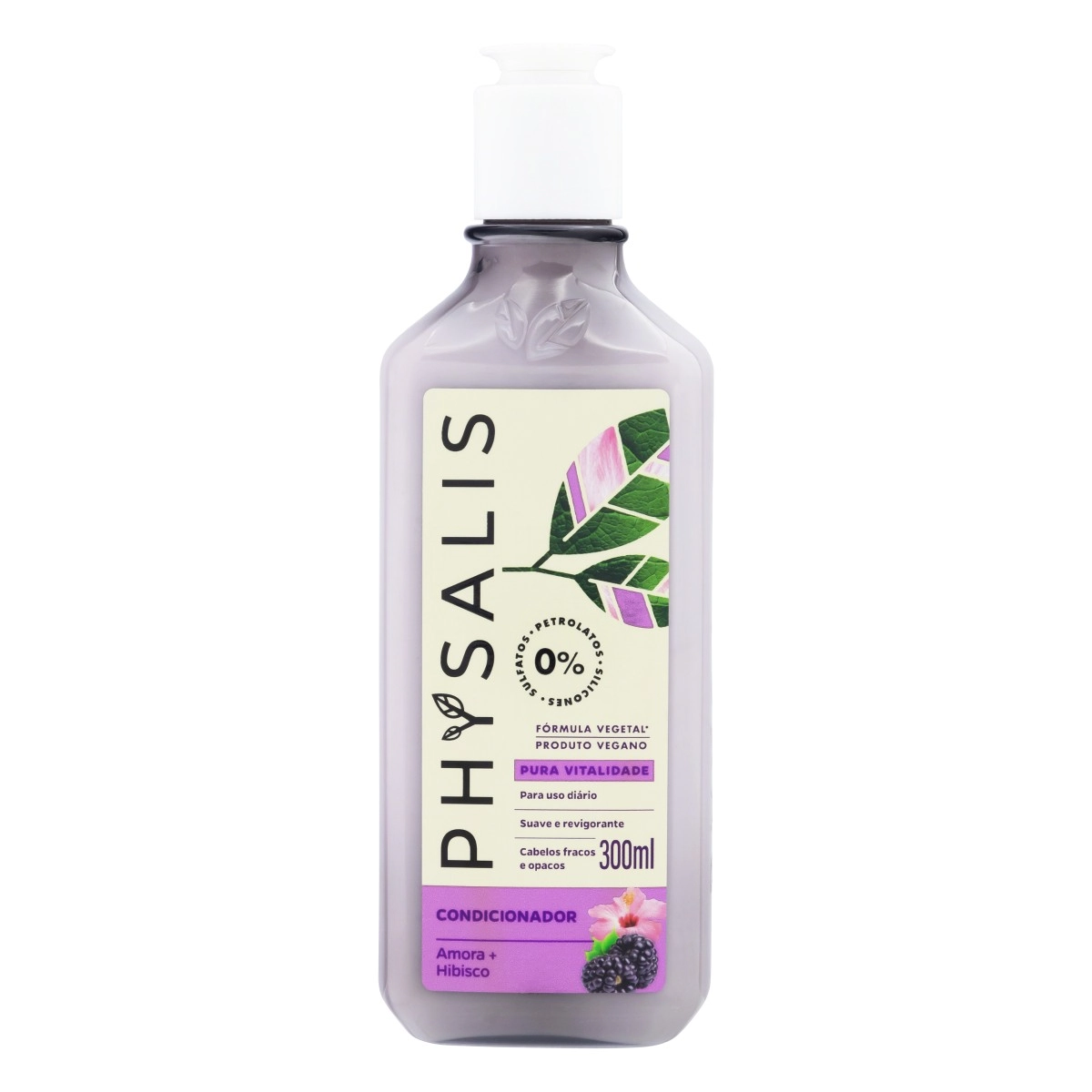 Condicionador Amora E Hibisco Physalis Pura Vitalidade Frasco 300ml