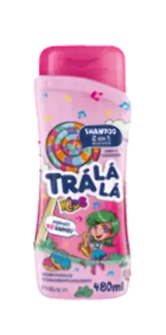 Shampoo 2 Em 1 Menina Trá Lá Lá Kids Frasco 480ml