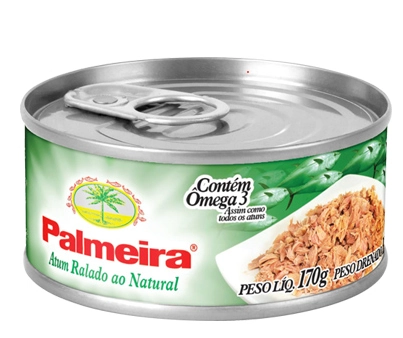 Atum Ralado Palmeira 170g Natural Abre Facil