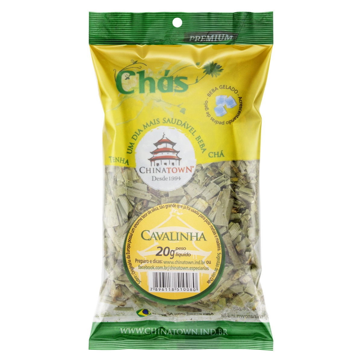 Chá De Cavalinha Chinatown Premium Pacote 20g