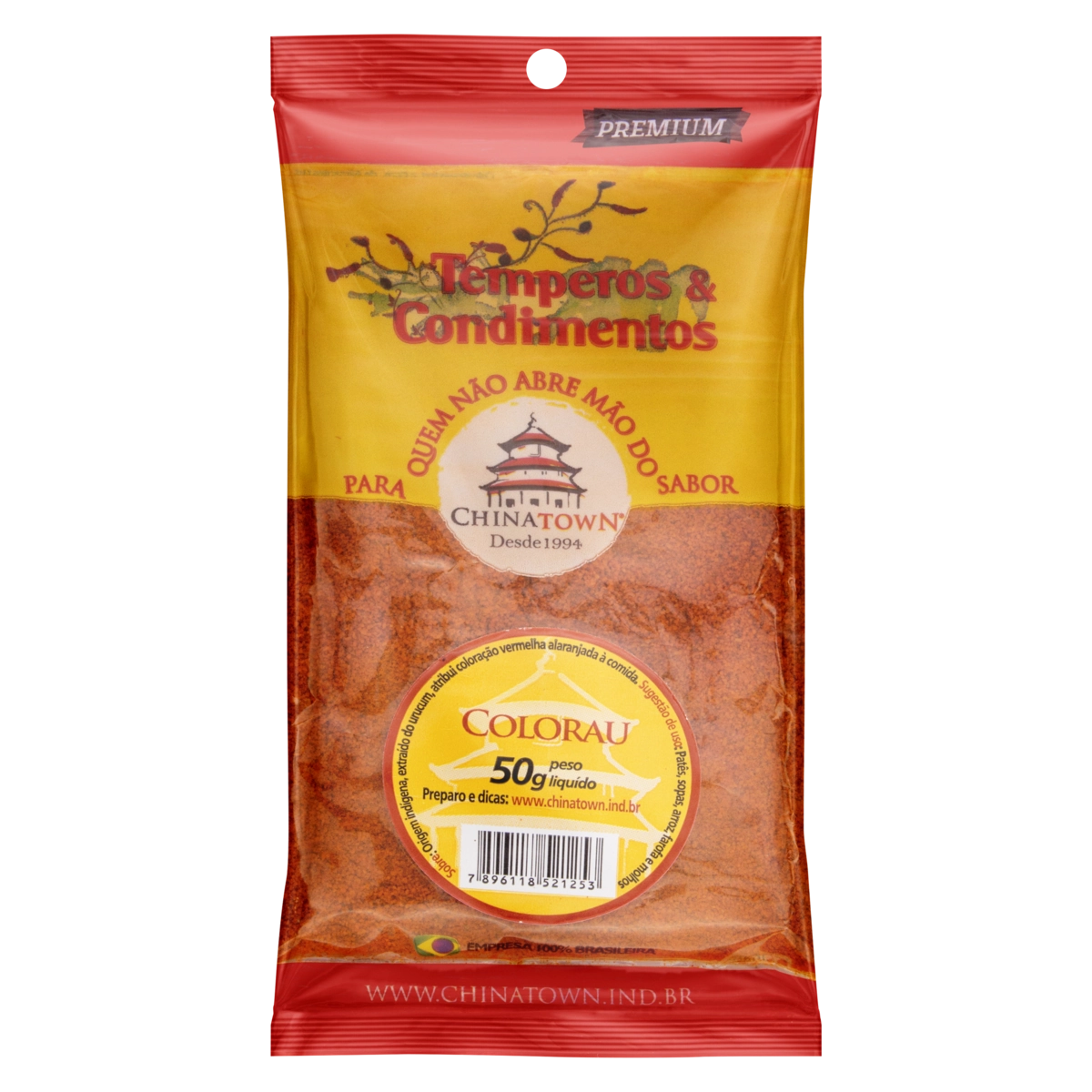 Colorau Chinatown Premium Pacote 50g
