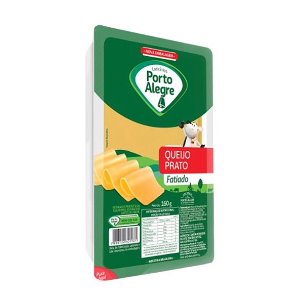 Queijo Prato Porto Alegre 150g Fatiado Ref 808621152