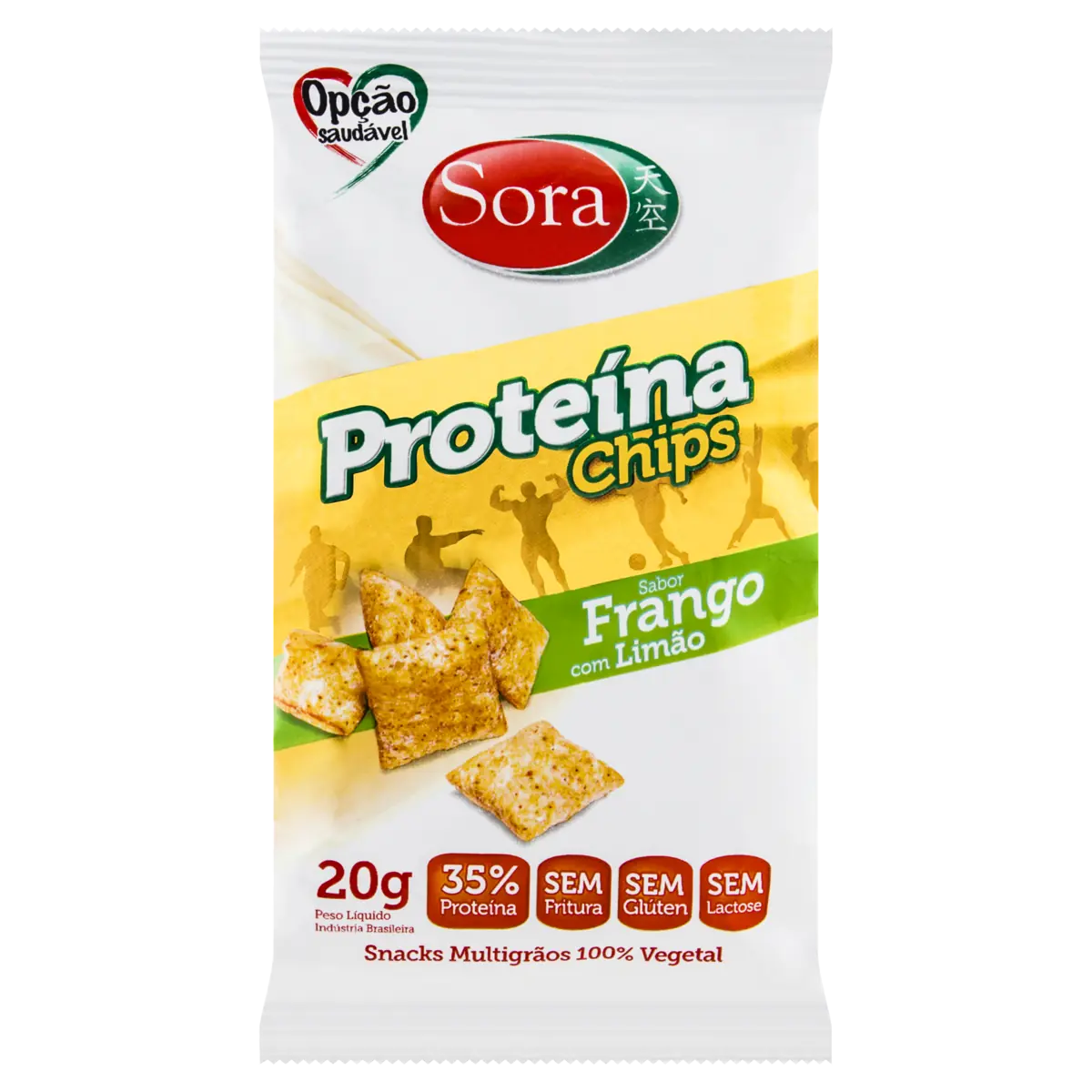 Snacks Frango Com Limão Zero Lactose Sora Pacote 20g