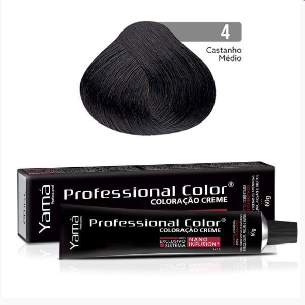 Tinta Profissional Color 60g 4 Castanho Yama