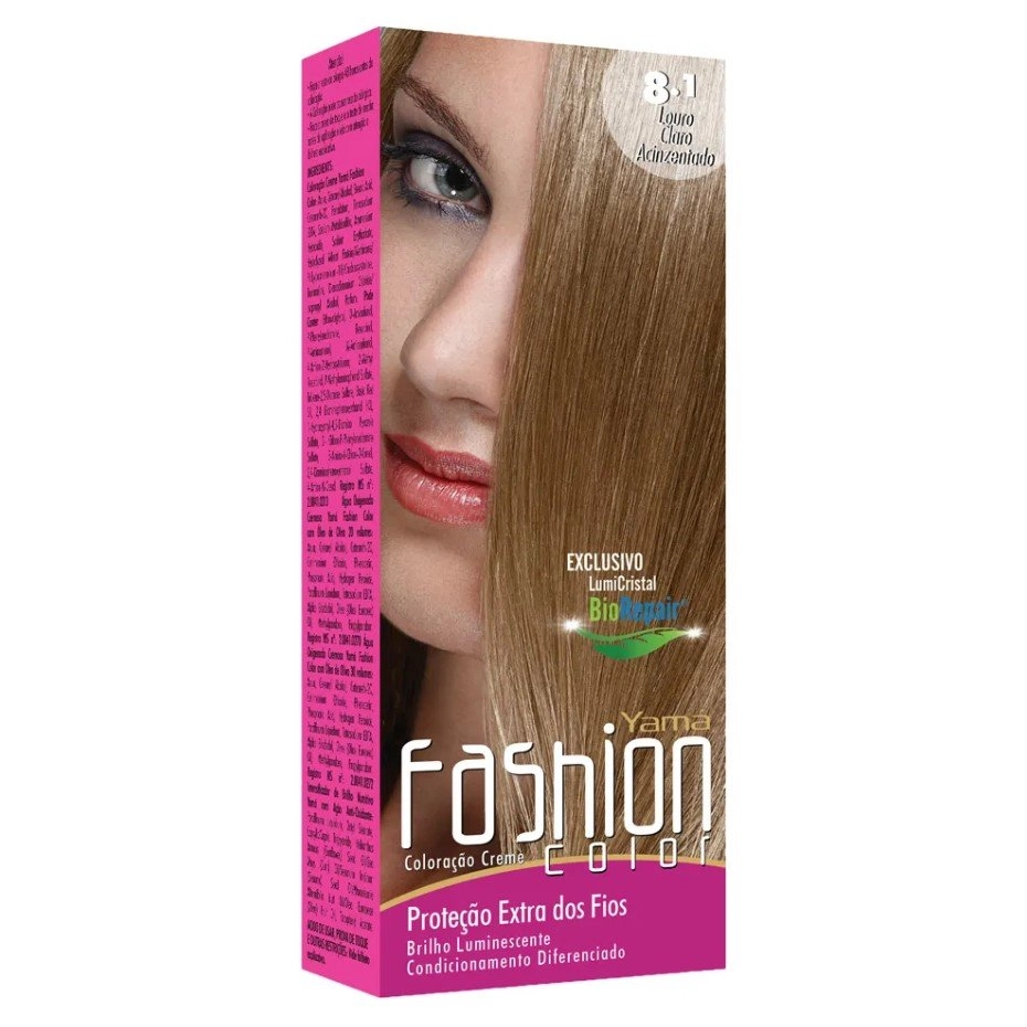 Tinta Fashion Color Mini Kit 8.1 Louro Claro Cinza
