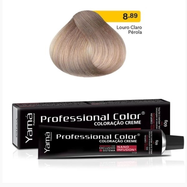Tinta Profissional Color 60g 8.89 Louro Claro Perola