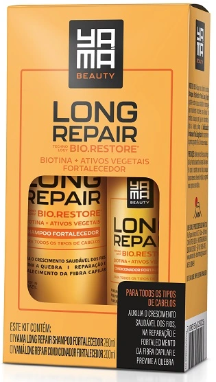 Yama Long Repair Kit Shampoo Condicionador Fortalecedor