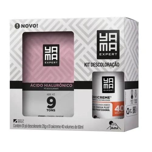 Descolorante Yama 20g Ag Ox 60ml Hialu