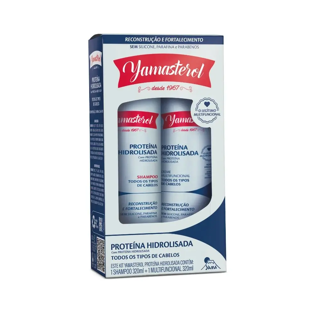 Kit Multif Yamasterol Sh Cr 320ml Proteina Hidrolisada