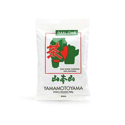 Chá Verde Torrado Natural Yamamotoyama Ban Chá Pacote 200g