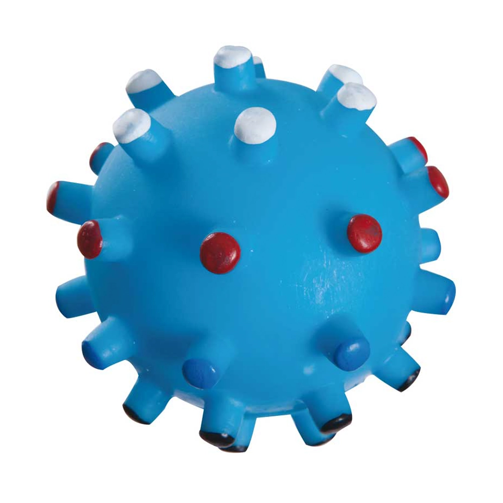 Bola Espinho Vinil Azul 7.5cm Ref. 56