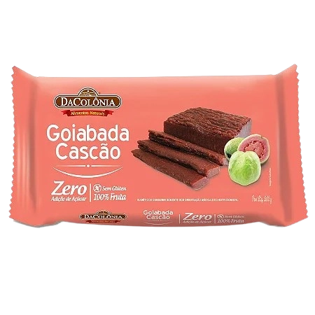 Goiabada Cascão Dacolônia Pacote 200g