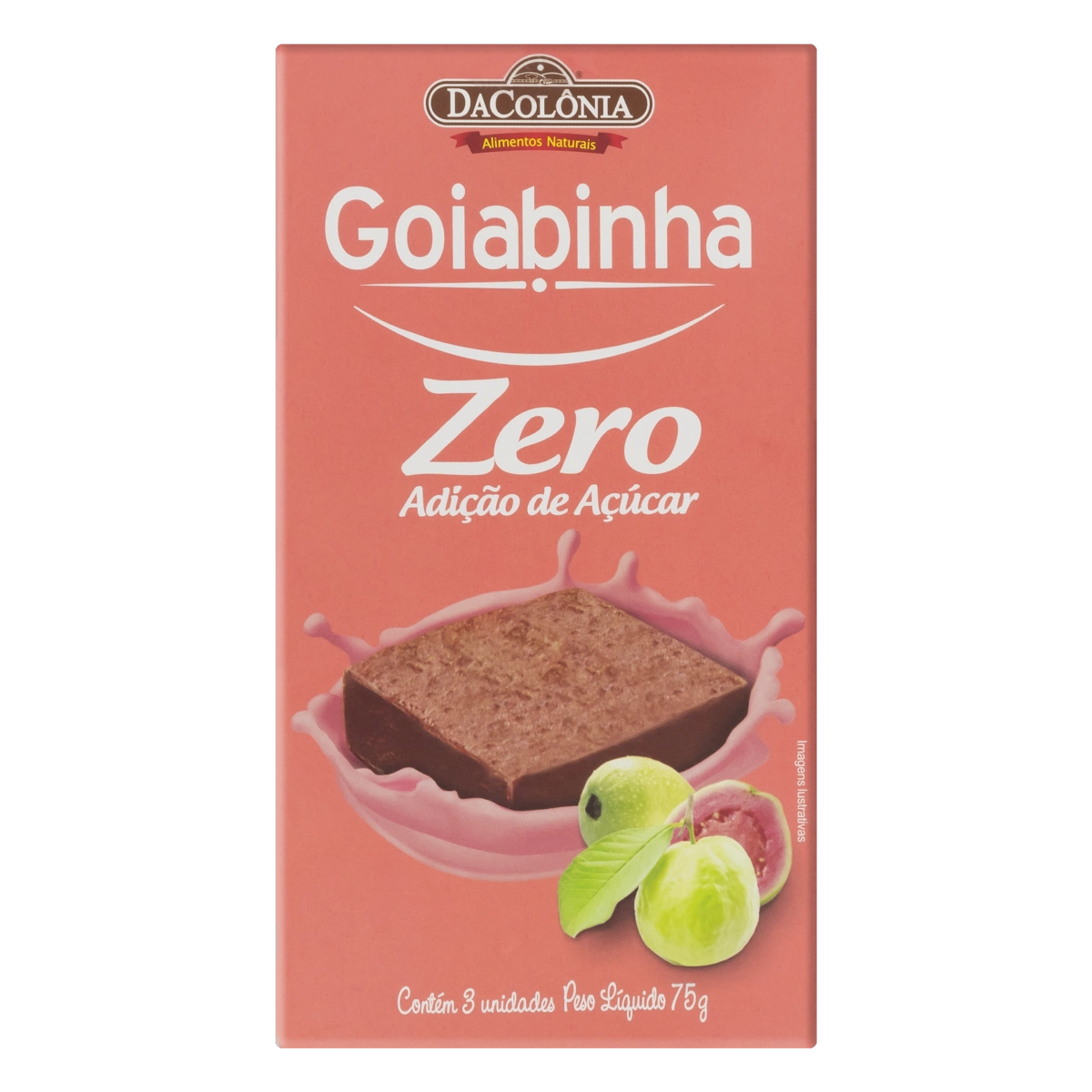 Goiabinha Dacolônia Caixa 75g 3 Unidades