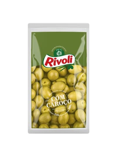 Azeitona Verde Em Conserva Com Caroço Rivoli Pacote 200g