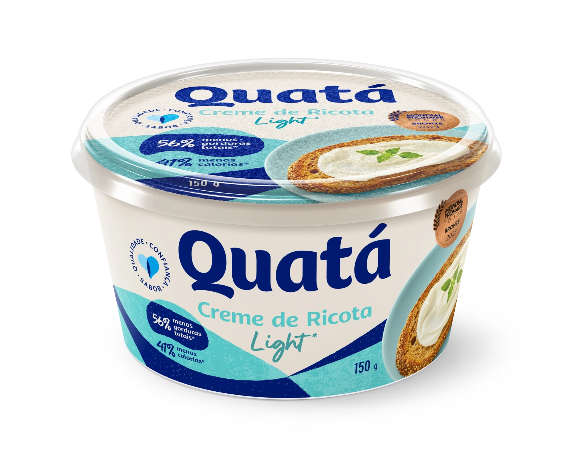 Creme De Queijo Ricota Light Quatá Pote 150g