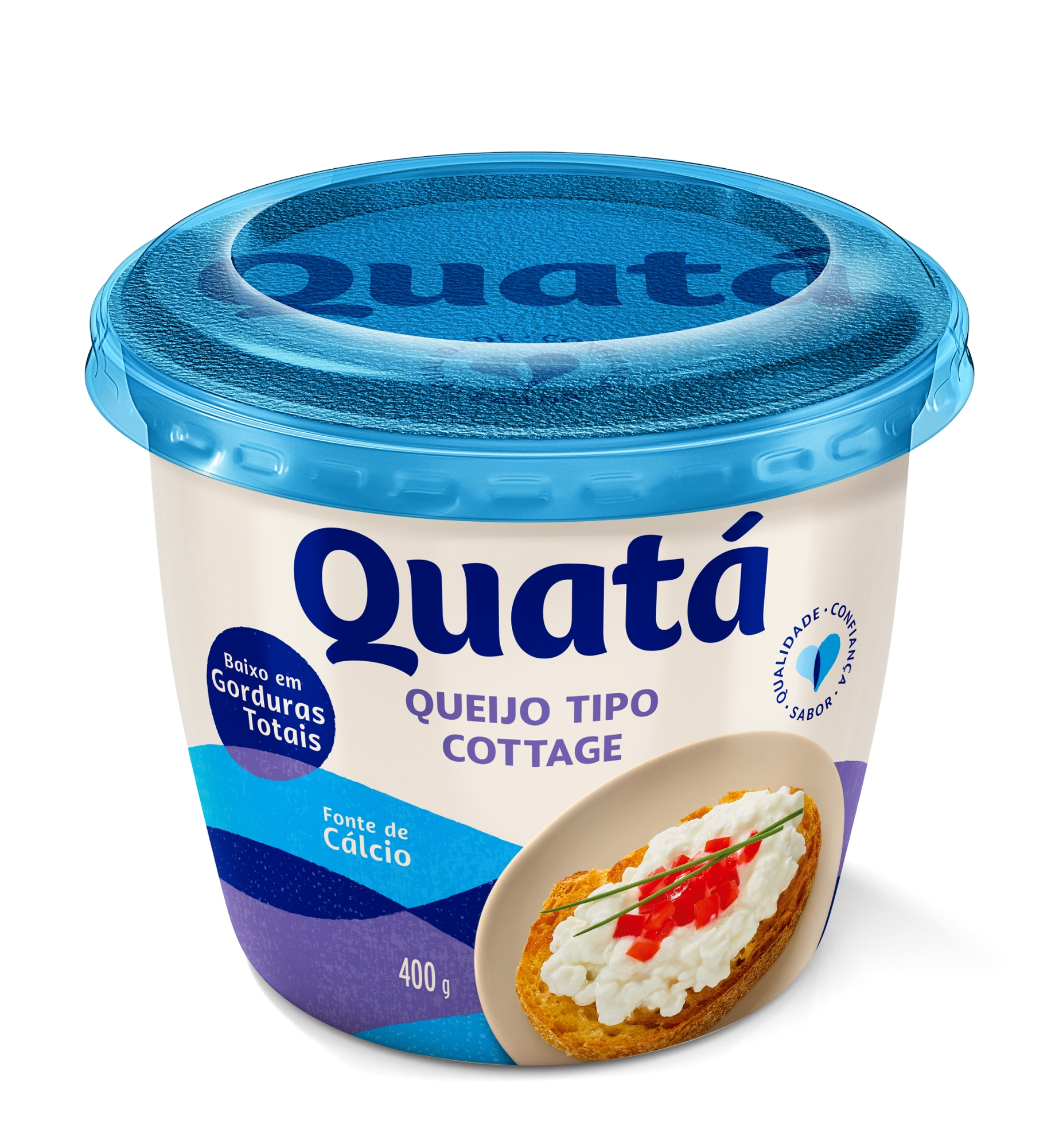 Queijo Cottage Quatá Pote 400g