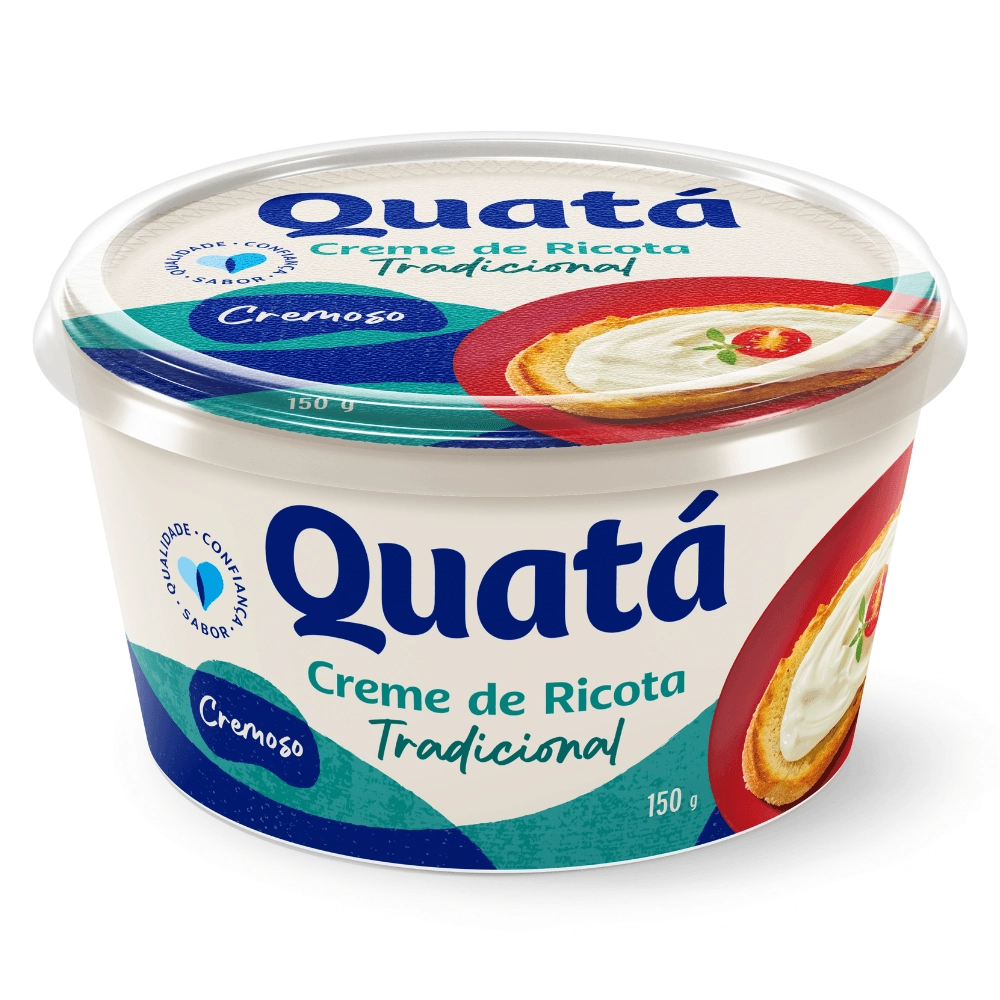 Creme De Queijo Ricota Quatá Pote 150g