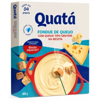 Fondue De Queijo Quatá Caixa 400g