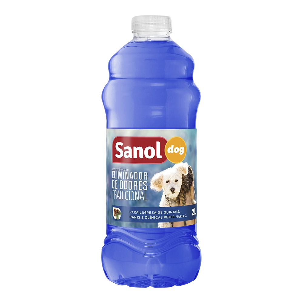 Eliminador De Odores Uso Veterinário Tradicional Sanol Dog Frasco 2l