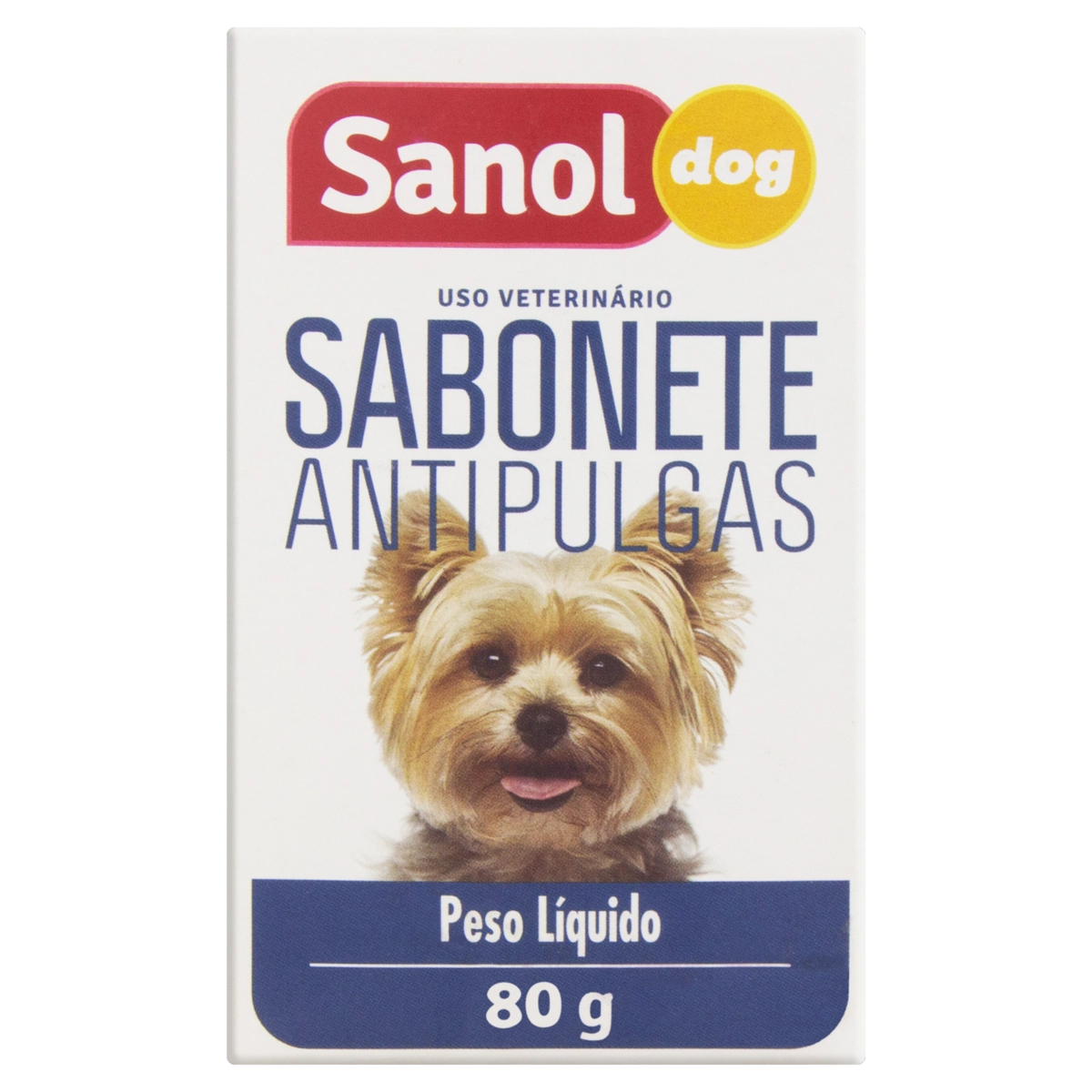Sabonete Antipulgas Sanol Dog Caixa 80g
