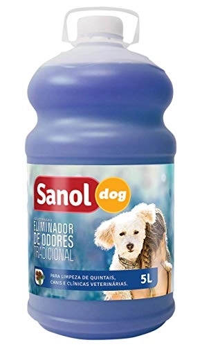 Eliminador De Odores Uso Veterinário Tradicional Sanol Dog Galão 5l