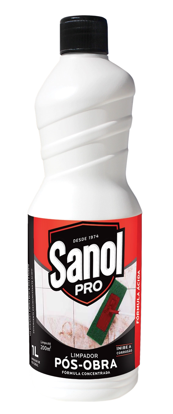 Limpador Pos Obra Sanol 1l