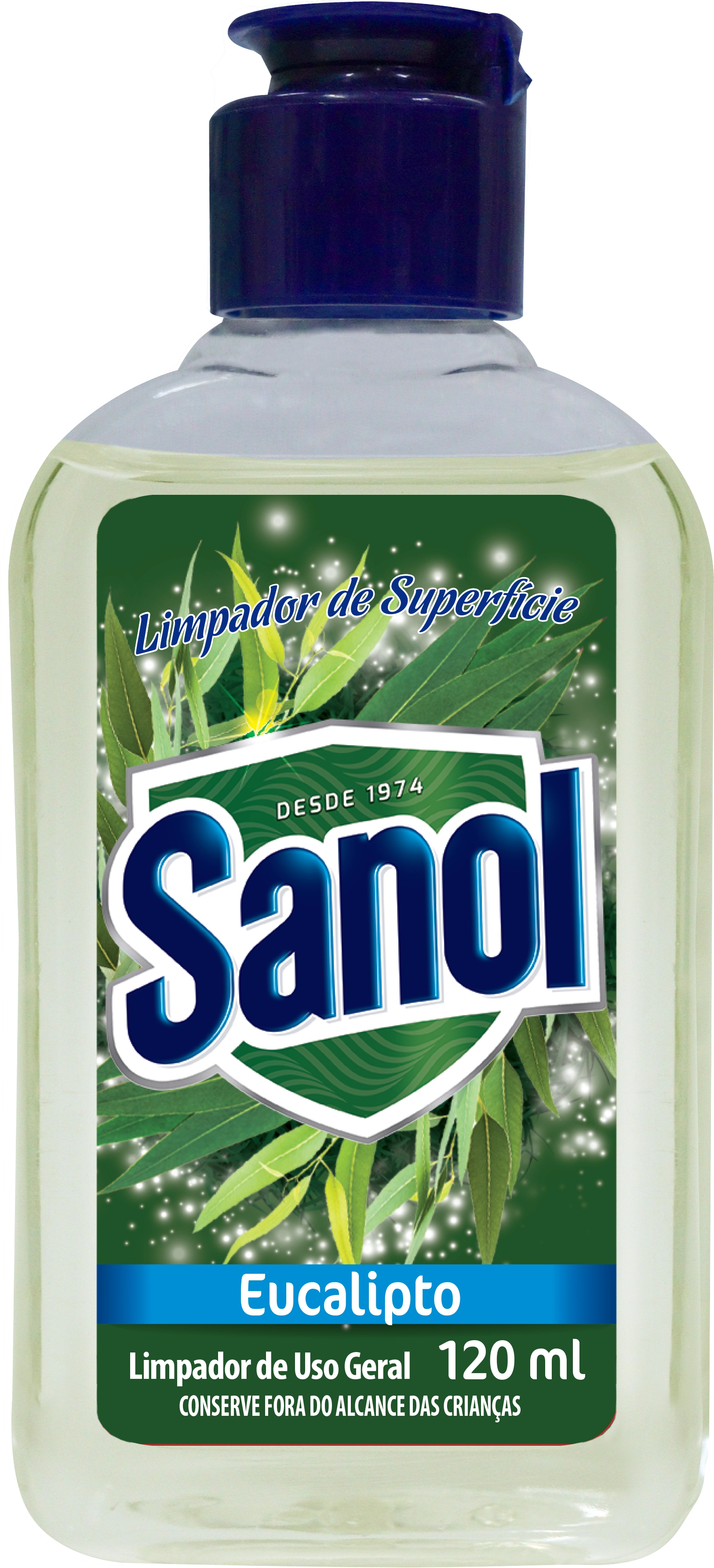 Limpador Superficies Sanol 120ml Eucalipto