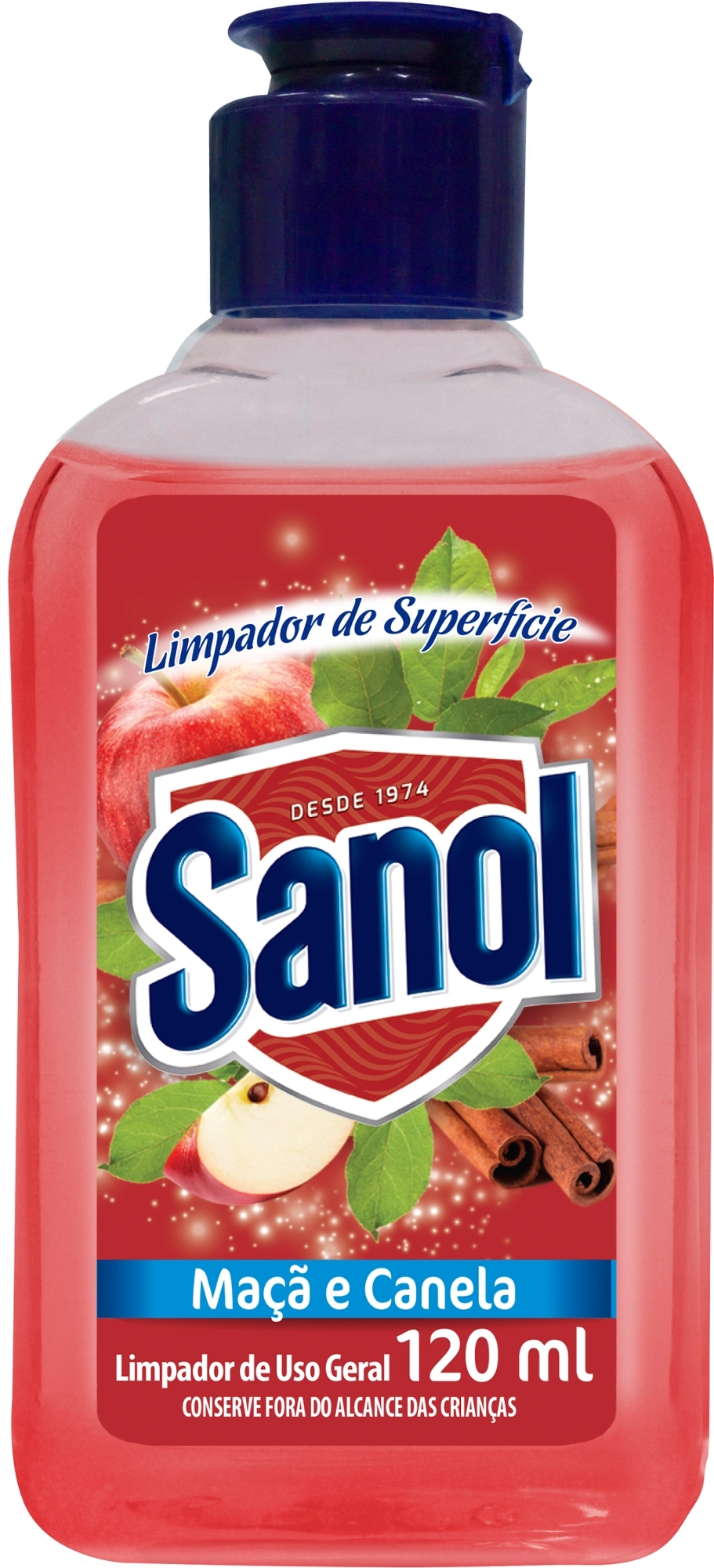 Limpador De Superficie Sanol Maca E Canela120ml
