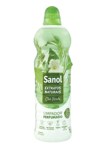 Limpador Perfumado Chá Verde Sanol Extratos Naturais Frasco 1l