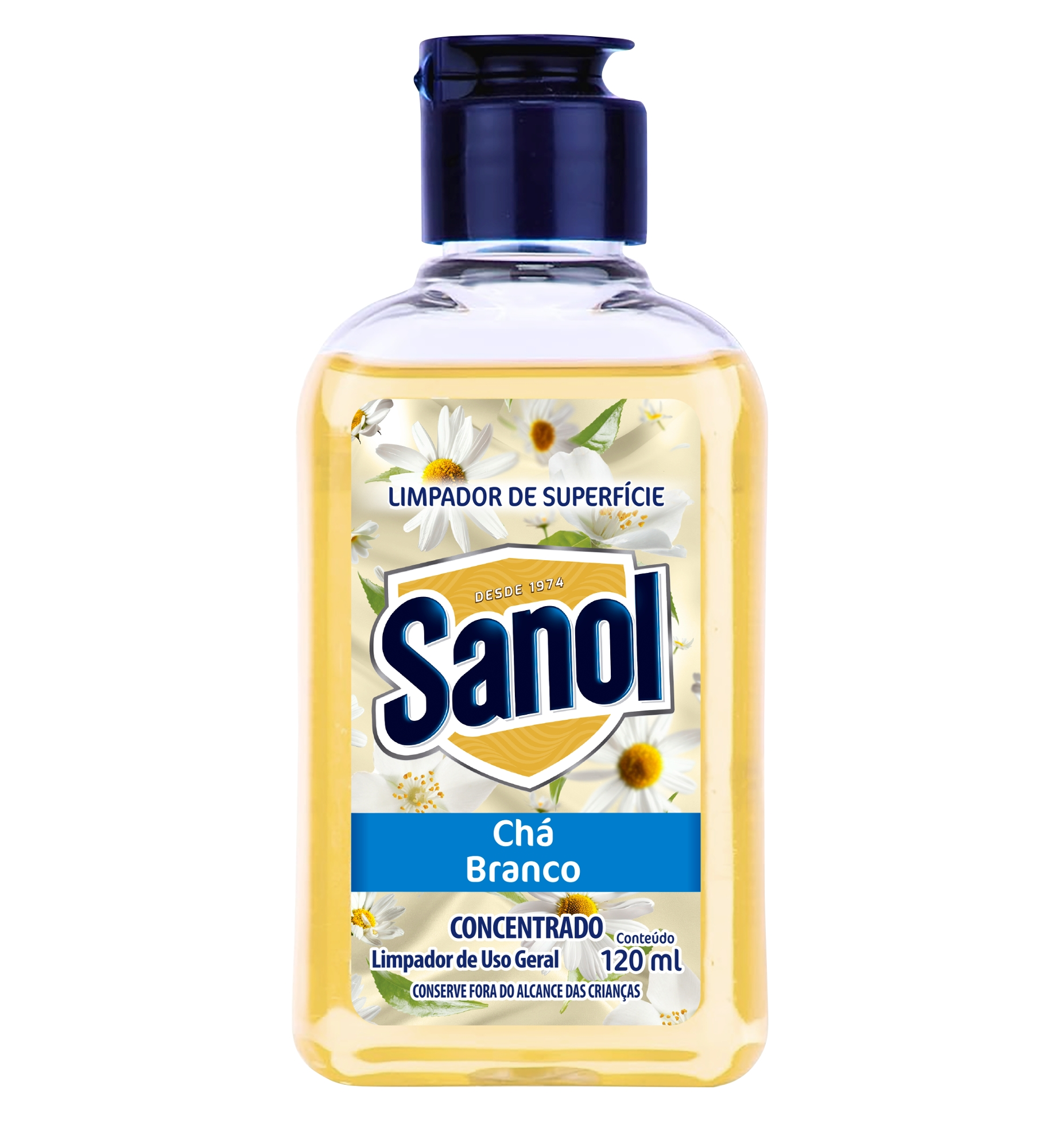 Desinf Sanol Conc 120l Cha Branco
