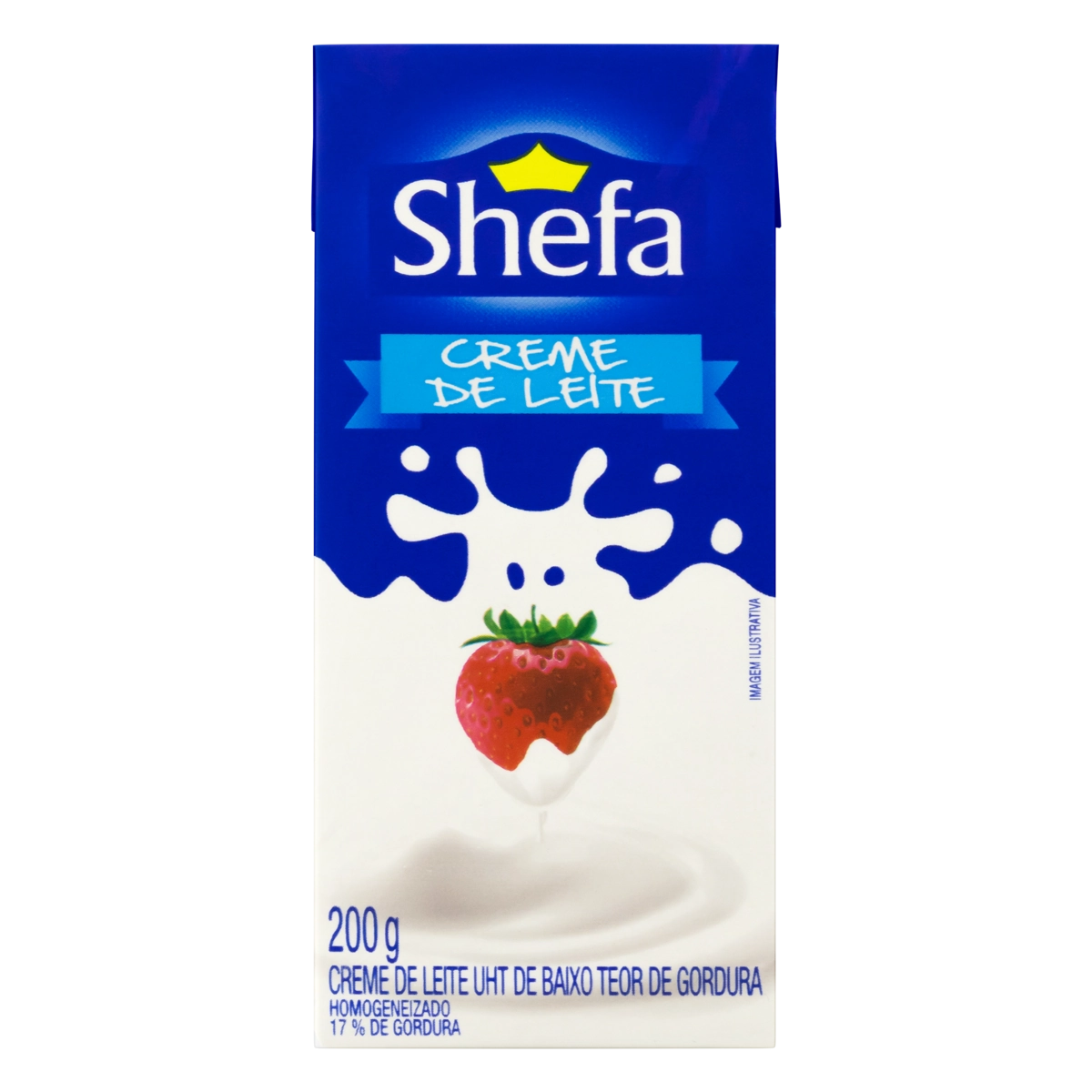 Creme De Leite Uht Homogeneizado Shefa Caixa 200g