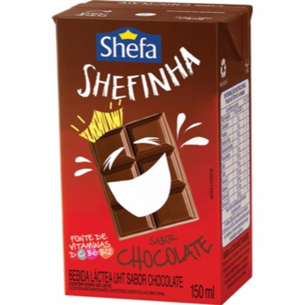 Bebida Láctea Uht Chocolate Shefa Shefinha Caixa 150ml