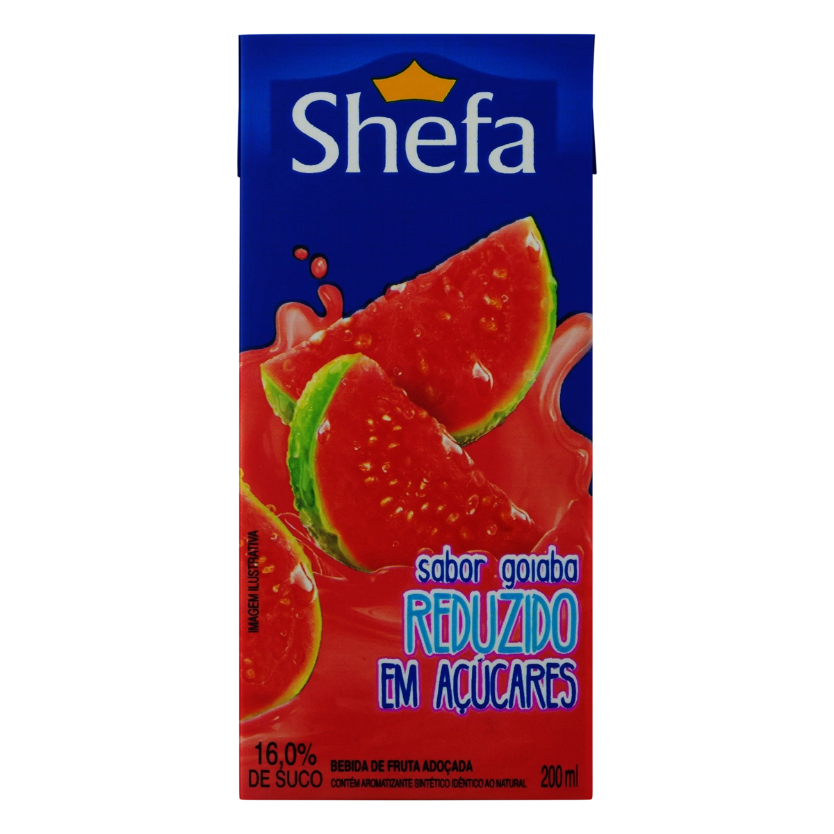 Bebida Adoçada Goiaba Shefa Caixa 200ml