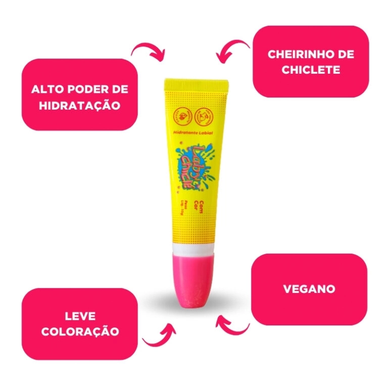 Hidratante Labial 10g Chicle Titti Frutti Laby