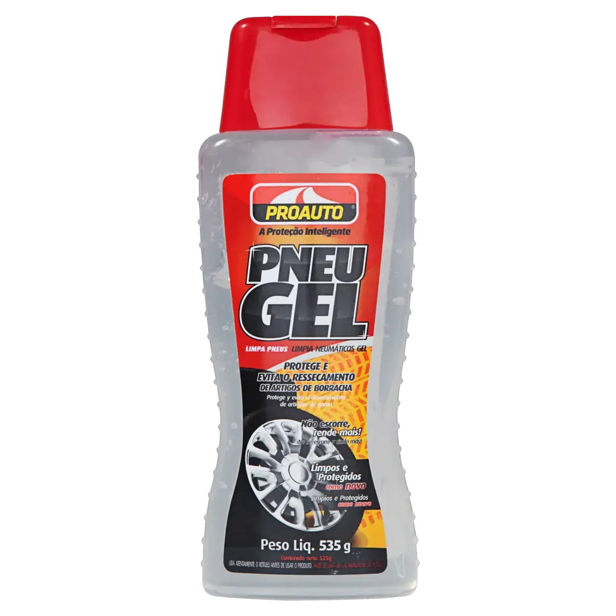 Limpa Pneus Em Gel Proauto Frasco 535g