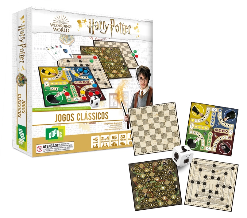 Jogo De Tabuleiro Harry Potter Jogos Classicos Unidade 30724 Copag