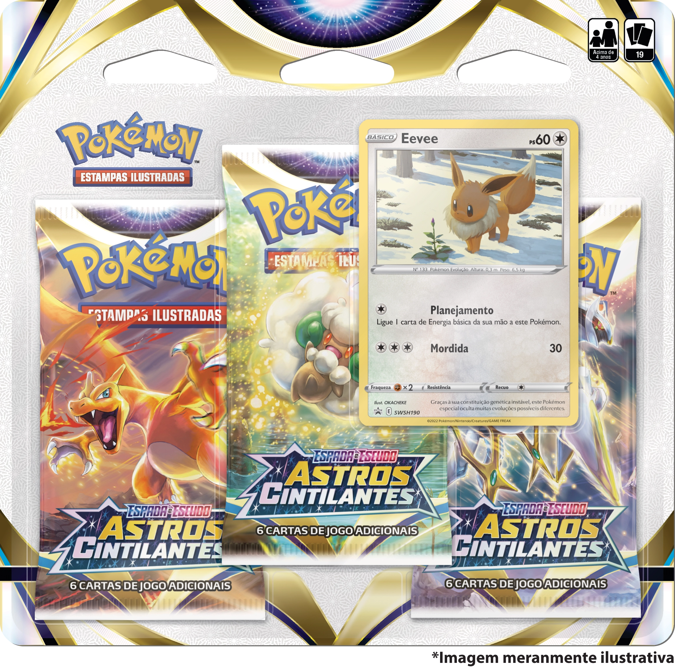 Blister Pokemon Triplo Astros Cintilantes